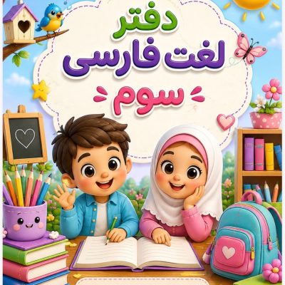دفتر لغت فارسی کلاس سوم
